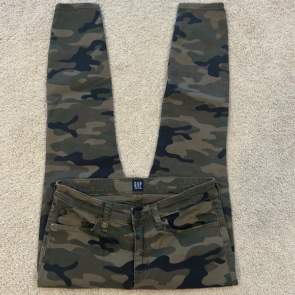 GAP Denim Camo Legging Jeans Size 26 - Picture 4 of 9